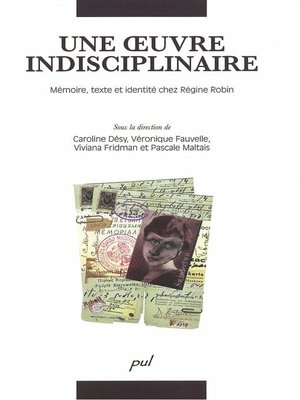 cover image of Oeuvre indisciplinaire